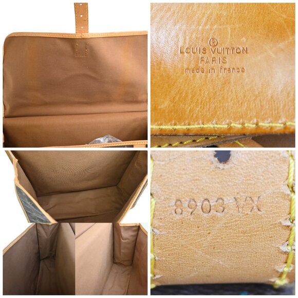 LOUIS VUITTON LV Sac Kleber Shoulder Bag Monogram Leather Brown 13FB539 - Picture 15 of 16